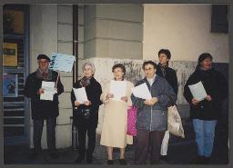 Demonstration von FELS (Freundinnen, Freunde, Eltern von Lesben und Schwulen), (zwischen 1997–2000, Bern)