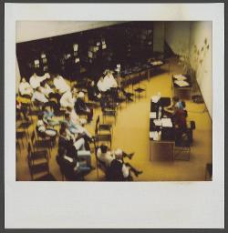 Vortrag in der Biblioteca Salita dei Frati (um 1995, Lugano)