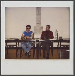 Vortrag in der Biblioteca Salita dei Frati (um 1995, Lugano)