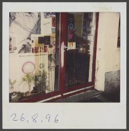 Eingang des Spazio Gay (26.08.1996, Massagno)
