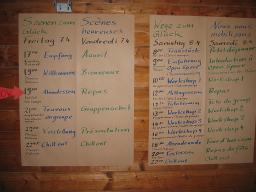 Open Space: "Schwule Gesundheit" (vermutlich April 2006, Vaumarcus) – zweisprachige Programmübersicht