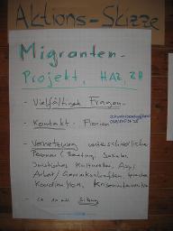 Open Space: "Schwule Gesundheit" (vermutlich April 2006, Vaumarcus) – Aktionsskizze