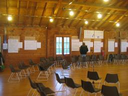 Open Space: "Schwule Gesundheit" (vermutlich April 2006, Vaumarcus) – Aktionsskizzen im Gruppenraum
