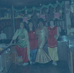 Fasnacht, Restaurant-Bar Barfüsser Zürich, 1968