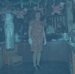 Fasnacht, Restaurant-Bar Barfüsser Zürich, 1968