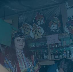 Fasnacht, Restaurant-Bar Barfüsser Zürich, 1968
