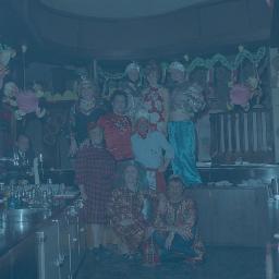 Fasnacht, Restaurant-Bar Barfüsser Zürich, 1968