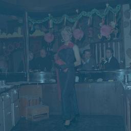 Fasnacht, Restaurant-Bar Barfüsser Zürich, 1968