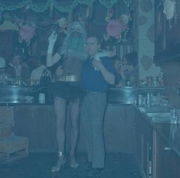 Fasnacht, Restaurant-Bar Barfüsser Zürich, 1968