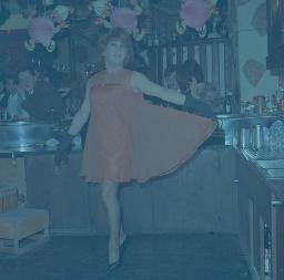 Fasnacht, Restaurant-Bar Barfüsser Zürich, 1968