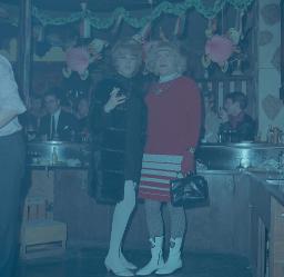 Fasnacht, Restaurant-Bar Barfüsser Zürich, 1968
