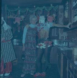 Fasnacht, Restaurant-Bar Barfüsser Zürich, 1968