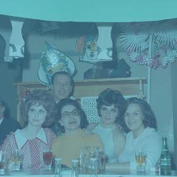Fasnacht, Restaurant-Bar Barfüsser Zürich, 1968