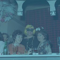 Fasnacht, Restaurant-Bar Barfüsser Zürich, 1968
