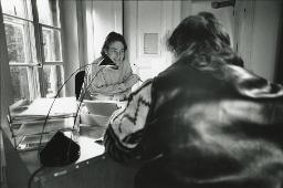 Auftragsvermittlungsstelle "Etcetera" in Bern, Vermittlungsgespräch, Januar 1993