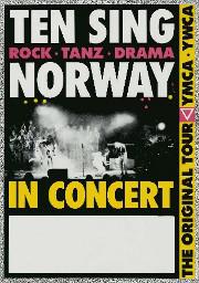 Ten Sing Norway in concert: Rock, Tanz, Drama. The original tour. ca. 1992