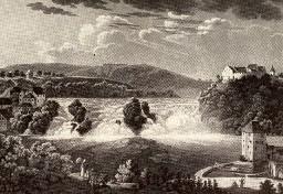 Rheinfall (nach einen Stich von F. Hegi, 1774-1850)