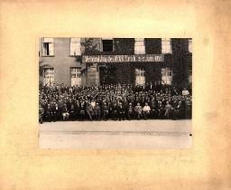 Gruppenfoto am Verbandstag des VPOD Zürich, vom 5. bis 7. Juni 1931
