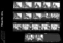 SMUV-Zeitung, Fotoarchiv Negative: Genfer Professor (Finanzfragen), Pressekonferenz Jugend/Bildung, 3. April 1990