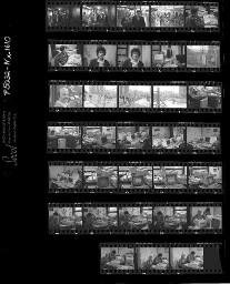 SMUV-Zeitung, Fotoarchiv Negative: Diverses, SMUV-Frauen hausintern, Computer Büro Aigner/Hefermehl, April 1991