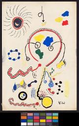 Zürcher Manifest 4.-9. September 1968, handbeschriebenes Plakat (Wandzeitung); "Les deux mots".