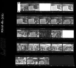 SMUV-Zeitung, Fotoarchiv Negative: Jugend Bümpliz "Gegen Sparen bei Ausbildung", 8. Juni 2000