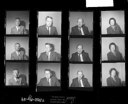 SMUV-Zeitung, Fotoarchiv Negative: SP-Nationalratskanditaten, Nov. 1970