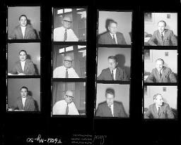 SMUV-Zeitung, Fotoarchiv Negative: Verbandsspitze / Zentralsekretäre SMUV, Sept. 1972
