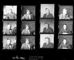 SMUV-Zeitung, Fotoarchiv Negative: Verbandsspitze / Zentralsekretäre SMUV, Sept. 1972