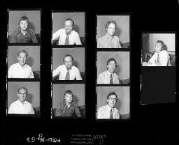 SMUV-Zeitung, Fotoarchiv Negative: Mitglieder Jugendkommission / Jugendberater SMUV, Strukturreform 1972