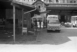 "AJZ-Schliessung" - Polizeieinsatz aufgrund der Räumung des autonomen Jugendzentrums / Graffiti an den Wänden des Gebäudes, 04.09.1980