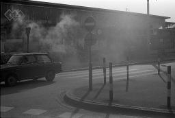 "AJZ-Schliessung" - Rauchschwaden beim Sihlquai, 04.09.1980