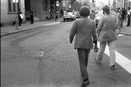 "AJZ-Schliessung" - Strassenszene, 04.09.1980