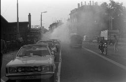 "AJZ-Schliessung" - Strassenszene, 04.09.1980
