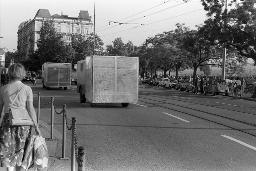 "Pfauen-Demo" - Strassenszene, 06.09.1980