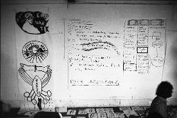 "F+F / Zeichnen" - Projekt mit vielen Notizen und Skizzen,  vermutlich im Oktober 1980
