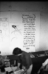 "F+F / Zeichnen" - Projekt mit vielen Notizen und Skizzen,  vermutlich im Oktober 1980