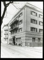 "Zürich, Neues Töchterheim", Aussenansicht des Gebäudes, um 1930