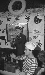 Fasnacht, Restaurant-Bar Barfüsser Zürich, 1964