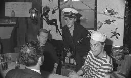 Fasnacht, Restaurant-Bar Barfüsser Zürich, 1964