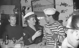 Fasnacht, Restaurant-Bar Barfüsser Zürich, 1964