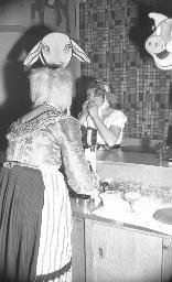 Fasnacht, Restaurant-Bar Barfüsser Zürich, 1964