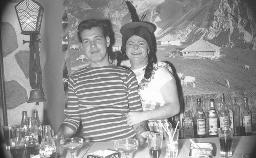 Fasnacht, Restaurant-Bar Barfüsser Zürich, 1964