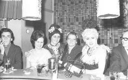 Fasnacht, Restaurant-Bar Barfüsser Zürich, 1966