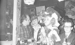 Fasnacht, Restaurant-Bar Barfüsser Zürich, 1966