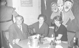 Fasnacht, Restaurant-Bar Barfüsser Zürich, 1966