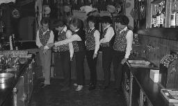 Fasnacht, Restaurant-Bar Barfüsser Zürich, 1967
