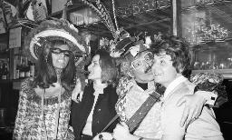 Fasnacht, Restaurant-Bar Barfüsser Zürich, 1968