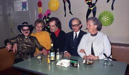Fasnacht, Restaurant-Bar Barfüsser Zürich, 1973